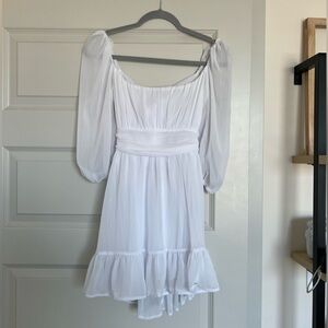 Lucy in the Sky Ruffled Chiffon Dress